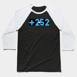 Somalia +252 Country calling code Baseball T-Shirt
